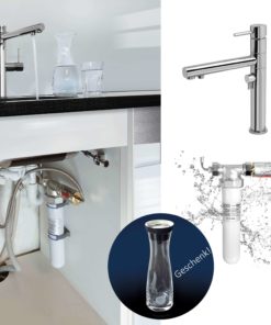 Trinkwasserfilter 3-Wege-Wasserhahn gesundes Wasser Zuhause Mineralwasser perma-trade